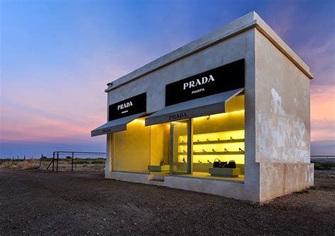 prada store in the desert.